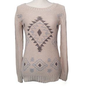 Venus Aztec design Sweater Size S